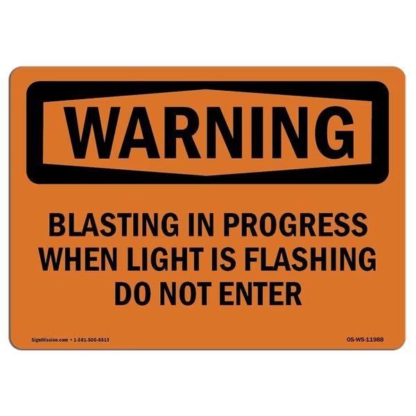 OSHA Warning Sign, 10